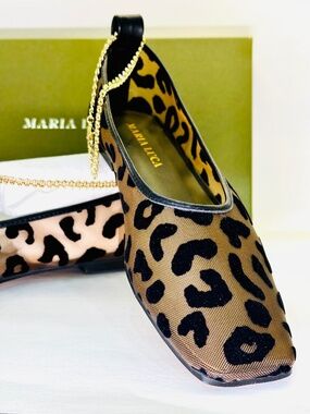 Maria Luca Jaguar Augusta Net Ballet flat